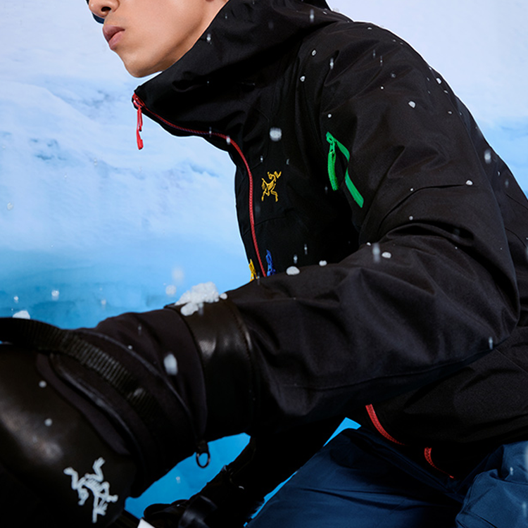 Arcteryx Arc'teryx RUSH Jacket  Black Waterproof GTX Hooded Outdoor Ski Jacket. 30063 圖 4