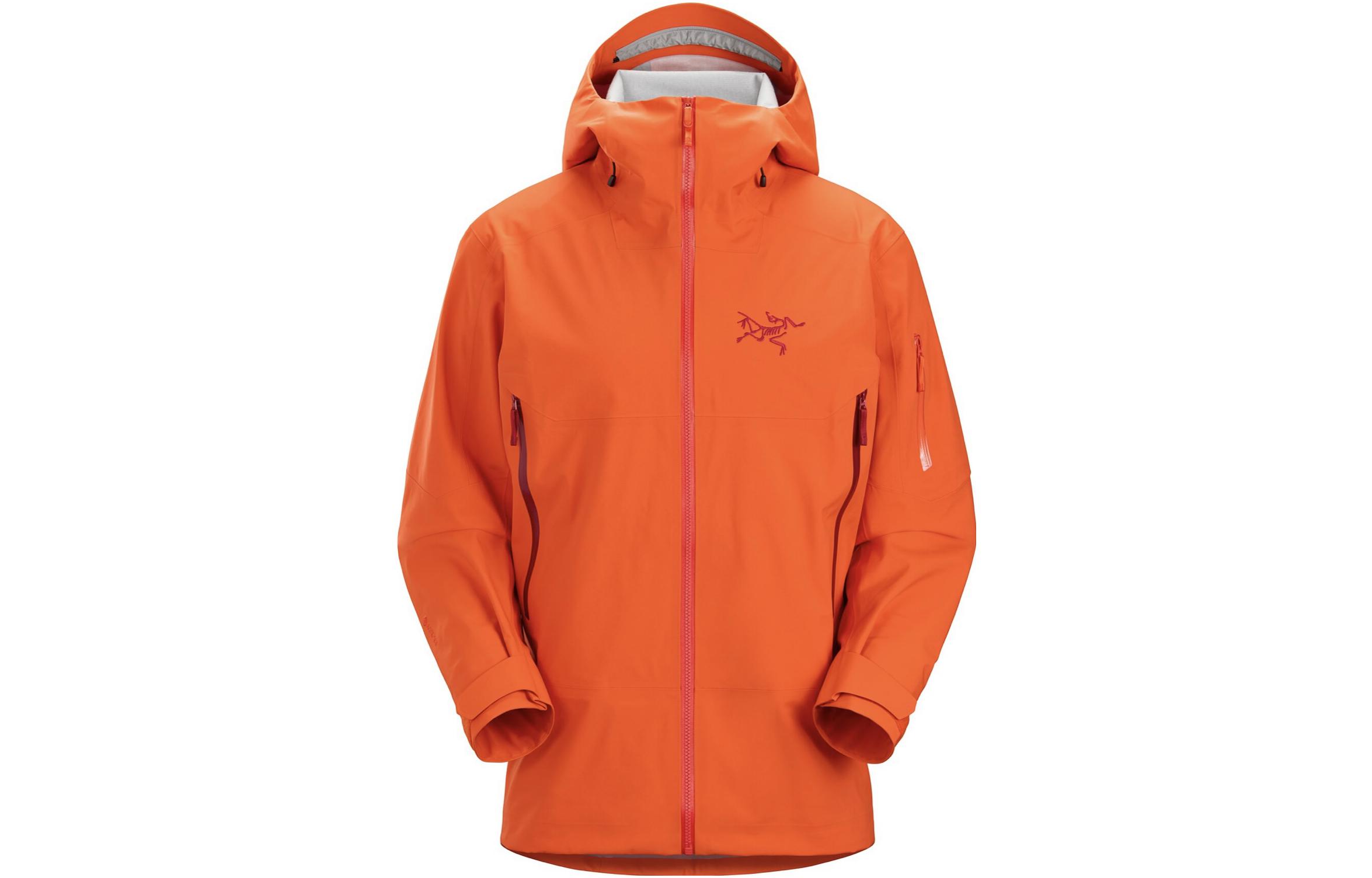 Arcteryx Arc'teryx Sabre  Solid Color Hooded Logo Zip Ski Jacket 29657