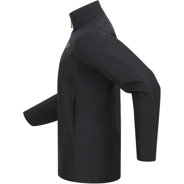 Purchase 아크테릭스 솔라노 블랙 소프트쉘 재킷 로고 자수. X000009650