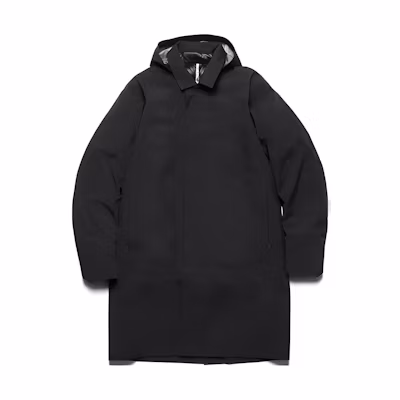Arcteryx Arc'teryx Solano Galvanic Down Coat Black Hooded Jacket with Large Pockets 18181