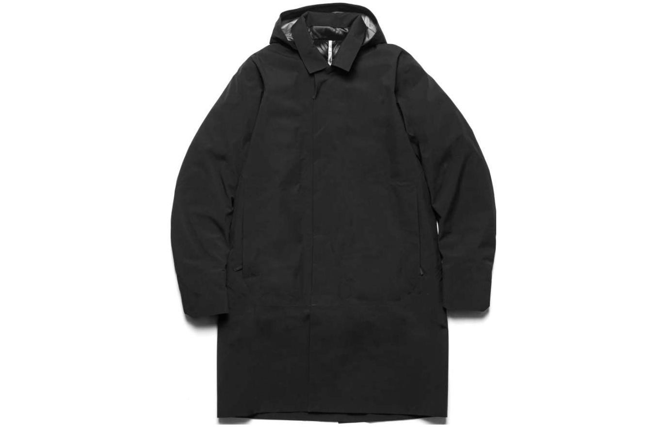 Order Arcteryx Arc'teryx Solano Galvanic Down Coat  Black Hooded Jacket with Large Pockets 18181