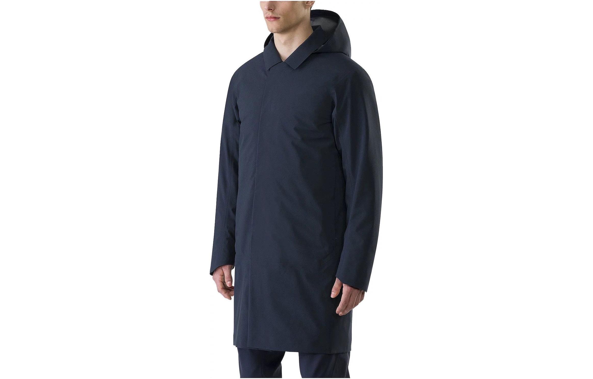Shop Arcteryx Arc'teryx Solano Galvanic Down Coat  Black Hooded Jacket with Large Pockets 18181