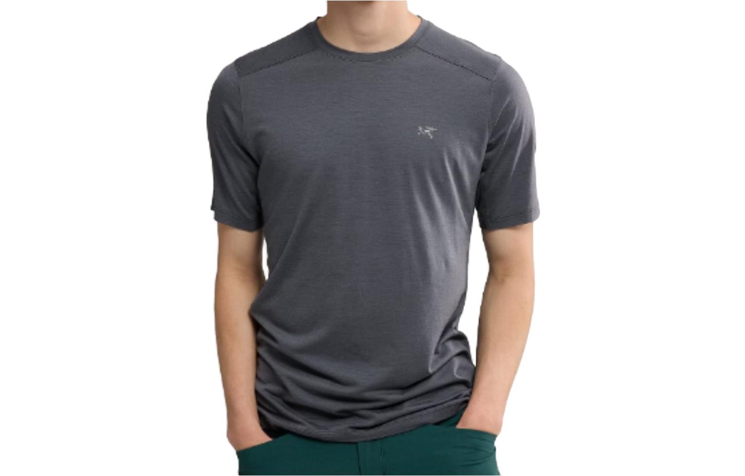 Order Arcteryx Arc'teryx SS23 Ionia Merino Wool Solid Casual Graphic Crewneck Tee Men 30573