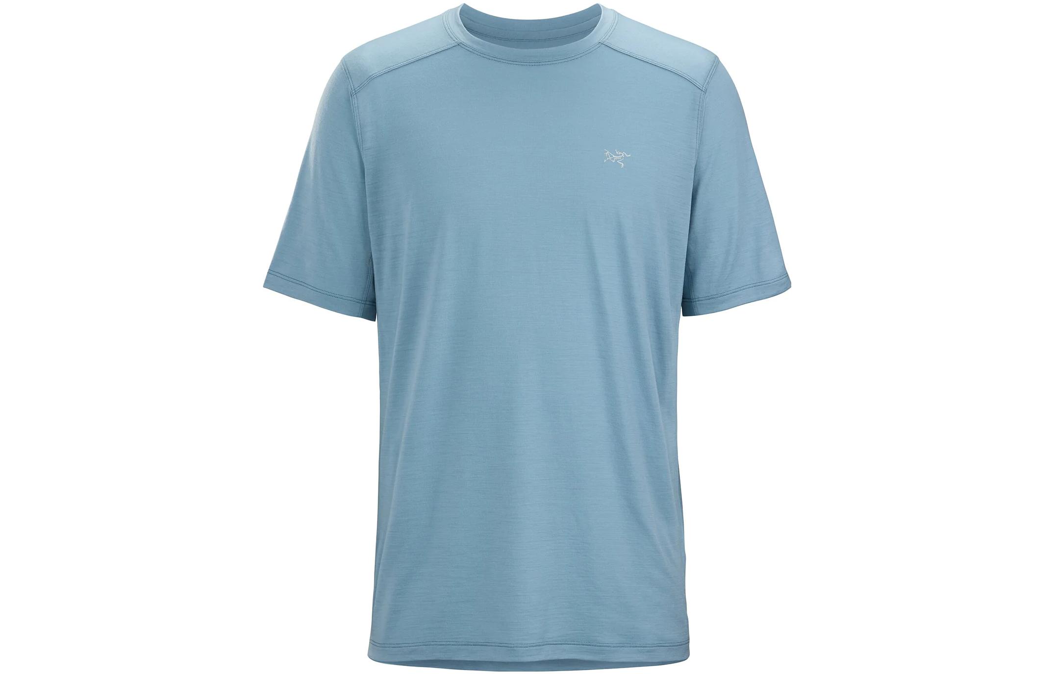 Details for Arcteryx Arc'teryx SS23 Ionia Merino Wool Solid Casual Graphic Crewneck Tee Men 30573