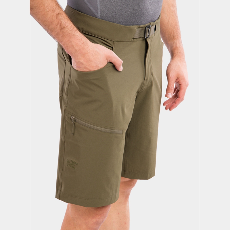 Cheap Arcteryx Arc'teryx Stowe  Outdoor Straight-Leg Casual Shorts with Belt Detail. 17518