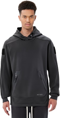 始祖鳥 Arc''teryx System-A Leston 黑色連帽長袖上衣。 29724 Details for 始祖鳥 Arc''teryx System-A Leston 黑色連帽長袖上衣。 29724