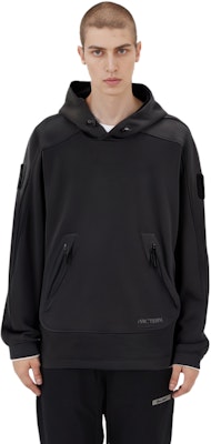 始祖鳥 Arc''teryx System-A Leston 黑色連帽長袖上衣。 29724 Sizing 始祖鳥 Arc''teryx System-A Leston 黑色連帽長袖上衣。 29724