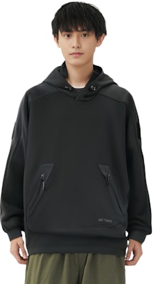 始祖鳥 Arc''teryx System-A Leston 黑色連帽長袖上衣。 29724 Cheap 始祖鳥 Arc''teryx System-A Leston 黑色連帽長袖上衣。 29724