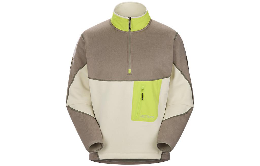 Buy Arcteryx Arc'teryx SYSTEM_A Logo Half-Zip Pullover Sweatshirt Unisex Couple Style. 29318