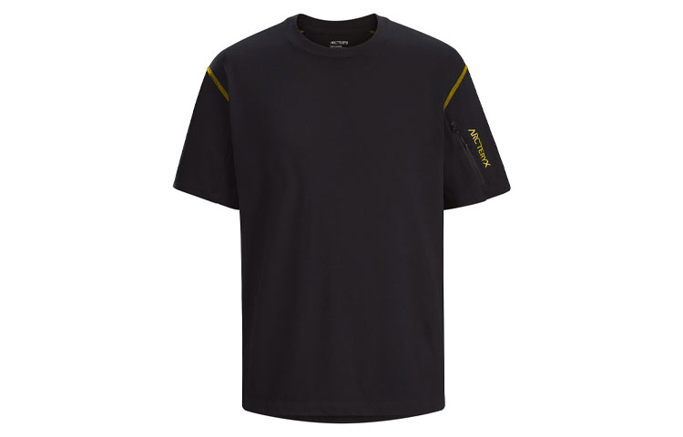 Shop Arcteryx SYSTEM_A Retro Logo Baju-T Lengan Pendek Lelaki. 28492