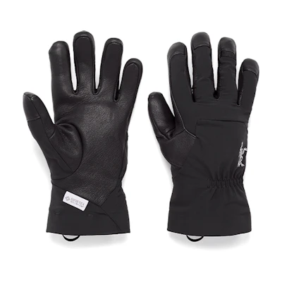 Arcteryx Arc'teryx Unisex Goat Leather Knit Warm Gloves Black X000006750