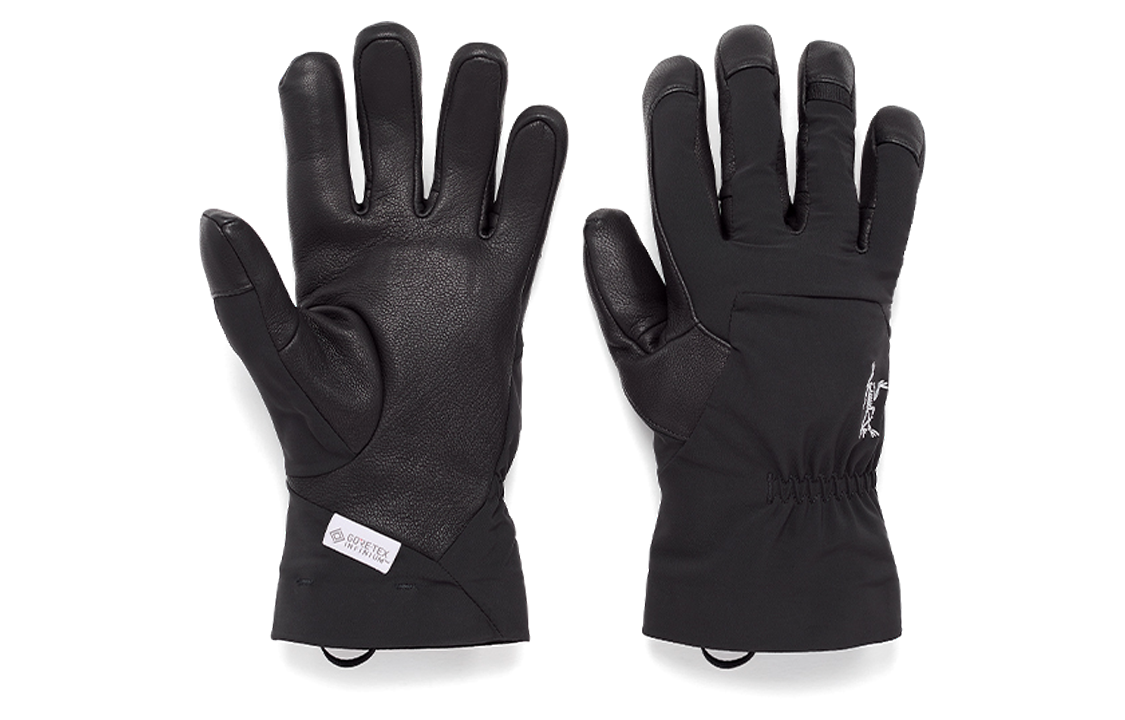 Order Arcteryx Arc'teryx Unisex Goat Leather Knit Warm Gloves Black X000006750