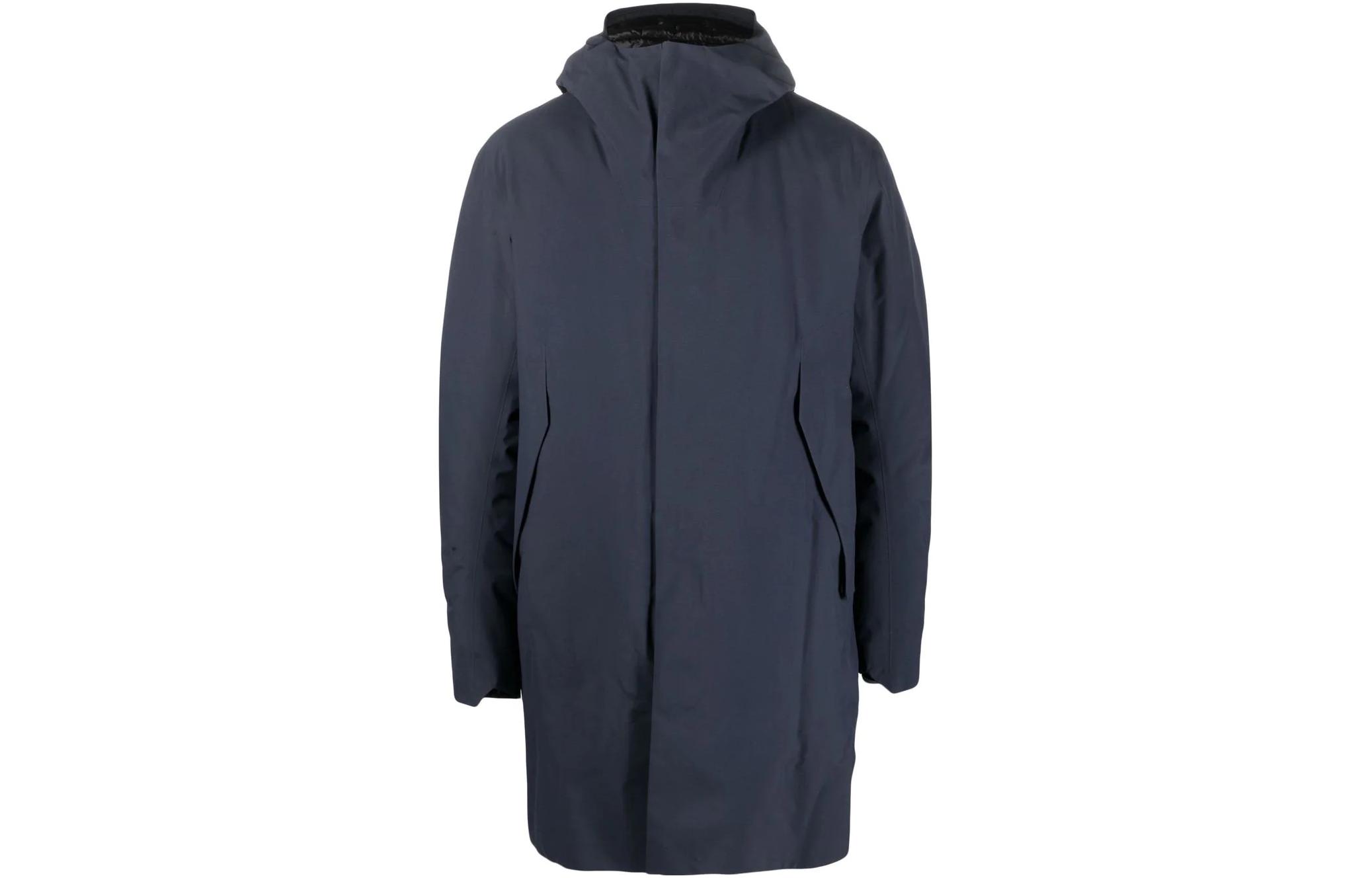 Arcteryx Arc'teryx Veilance  Solid Straight Long Sleeve Hooded Jacket Navy. 30684