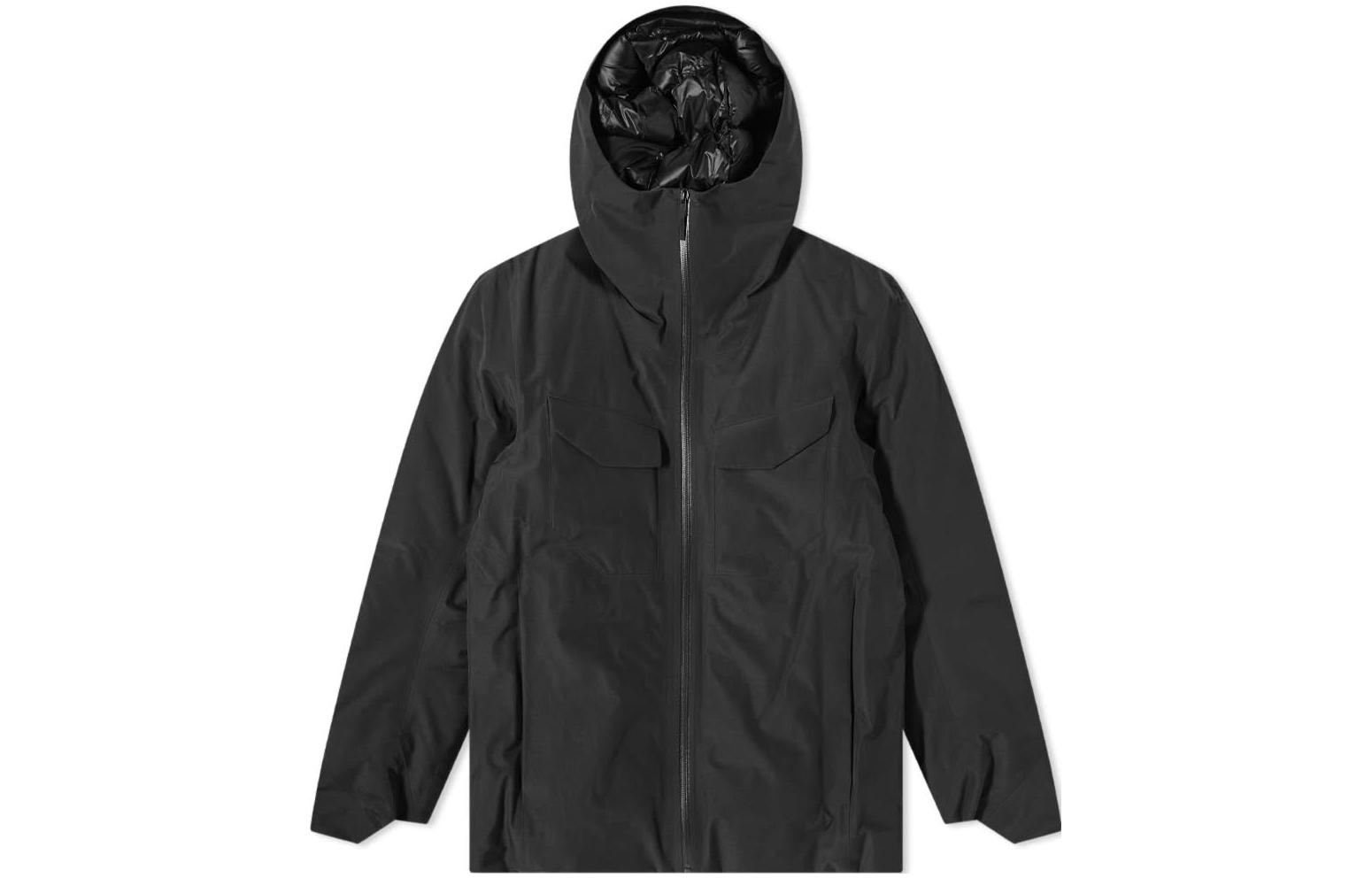 Arcteryx Arc'teryx Veilance Node Down  Hooded Jacket - Solid Color Puffer Jacket 28148