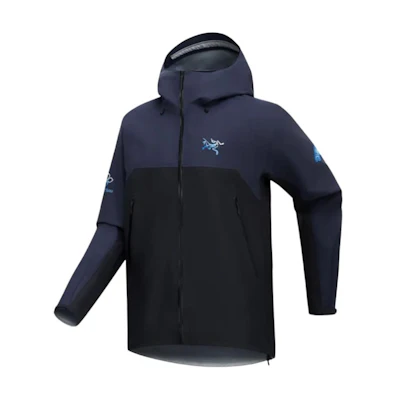 Arcteryx Arc'teryx Songtsam Beta SL 3.0 Blue Gradient Logo Hooded Jacket. X000009553