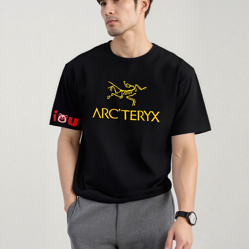 Purchase Arcteryx Arc'Word Unisex Black Outdoor Logo Crewneck T-Shirt X000007991（Team702-9）