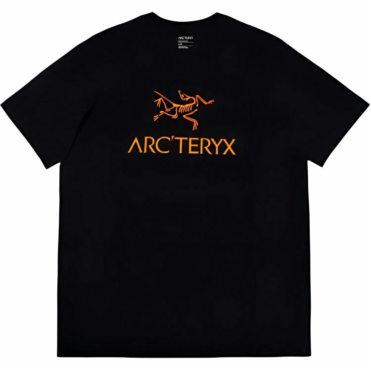 Cheap Arcteryx Arc'Word Unisex Black Outdoor Logo Crewneck T-Shirt X000007991（Team702-9）