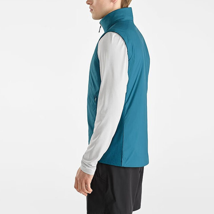 Details for Arcteryx Atom SL  Vest - Solid Color Logo Print with Zipper. X000004849
