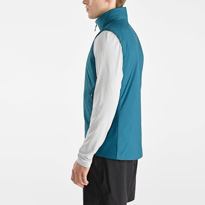 Arcteryx Atom SL Vest - Solid Color Logo Print with Zipper. X000004849 Details for Arcteryx Atom SL Vest - Solid Color Logo Print with Zipper. X000004849