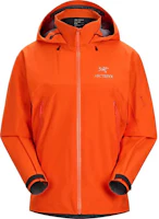 Arcteryx Beta AR Orange Red Logo Jacket - Casual Hooded Long Sleeve X000007163 Arcteryx Beta AR Orange Red Logo Jacket - Casual Hooded Long Sleeve X000007163