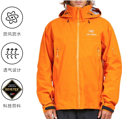 Arcteryx BETA AR Waterproof Windproof Breathable Shell Jacket 25854 17