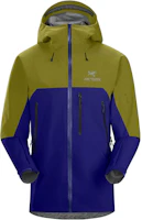 Arcteryx BETA SV Rebird Jacket Yellow/Blue Waterproof Windproof Shell 28907 Arcteryx BETA SV Rebird Jacket Yellow/Blue Waterproof Windproof Shell 28907