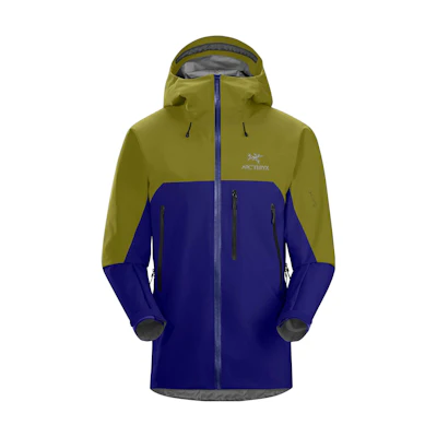 Arcteryx BETA SV Rebird Jacket Yellow/Blue Waterproof Windproof Shell 28907