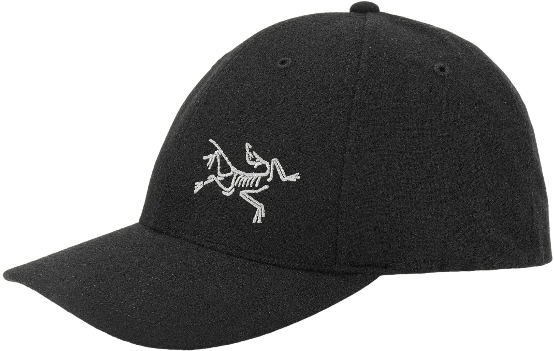arcteryx-black-embroidered-logo-street-hip-hop-polyester-baseball-cap-unisex-x000005504-black-heather