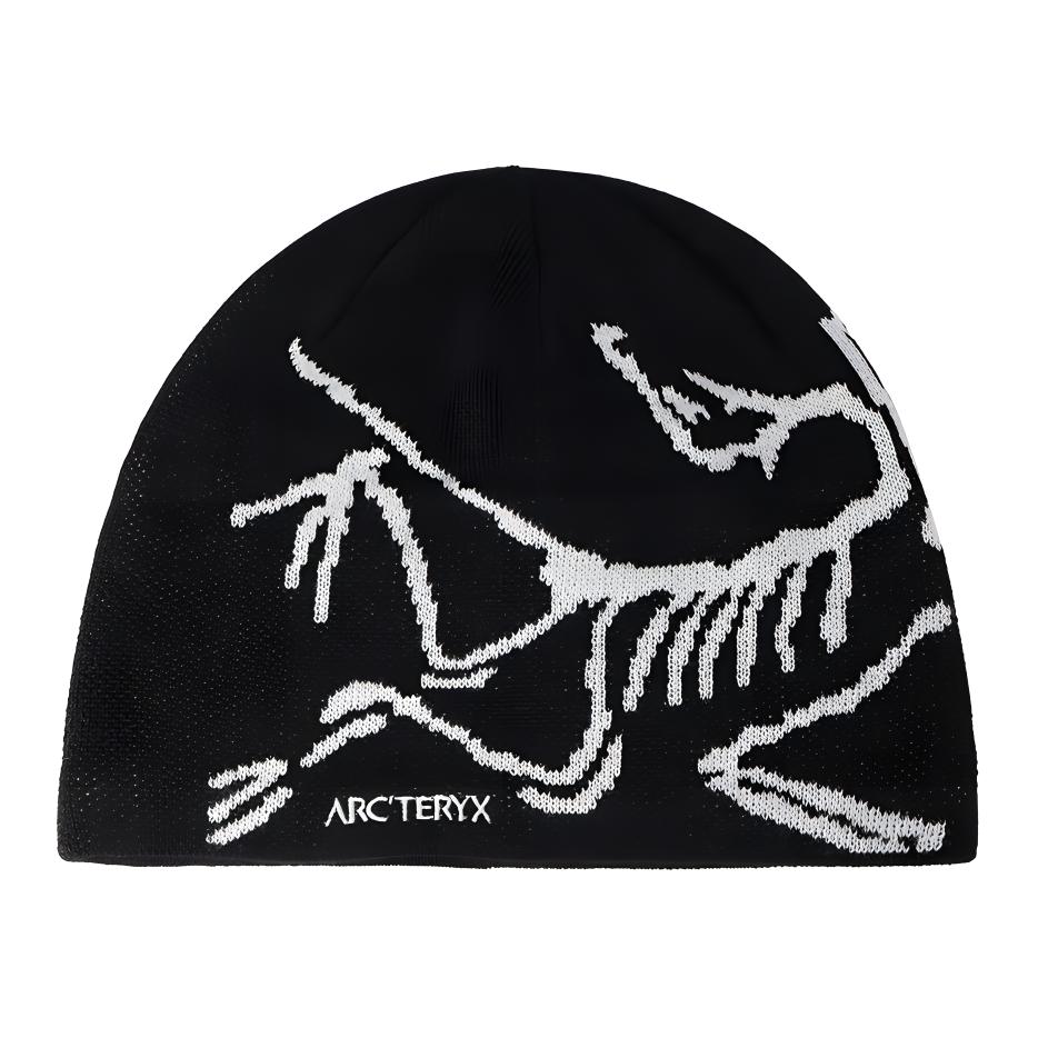 Arcteryx Black Wool Knit Beanie - Unisex Warm & Stylish with Graphic Design 29803-L0798900