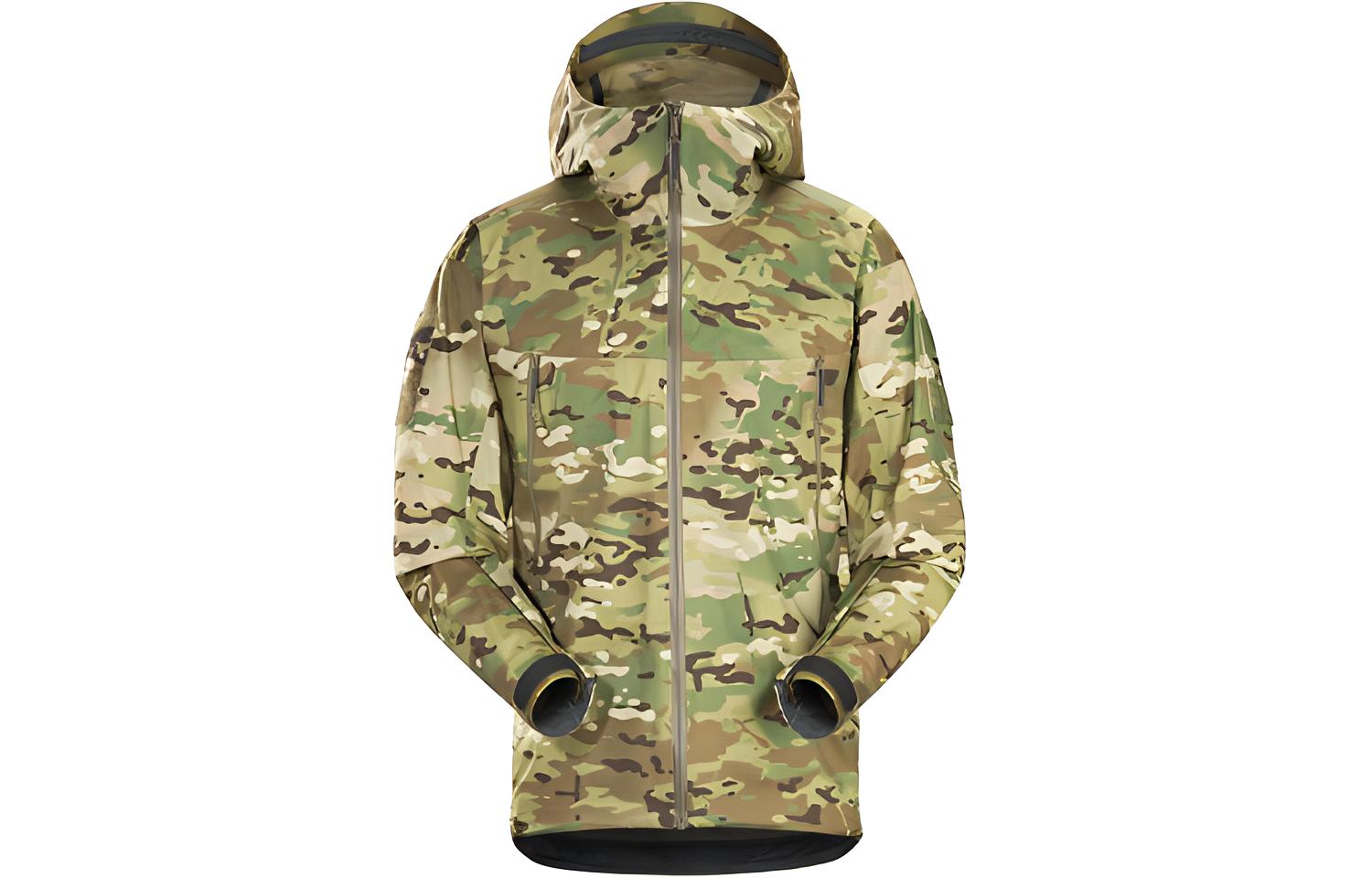 Arcteryx Camo Softshell Jacket - Waterproof, Windproof, Breathable Outdoor Gear 19936