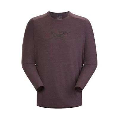 Arcteryx CORMAC Logo LS Quick-Dry Crew Neck Long Sleeve T-Shirt. 29112