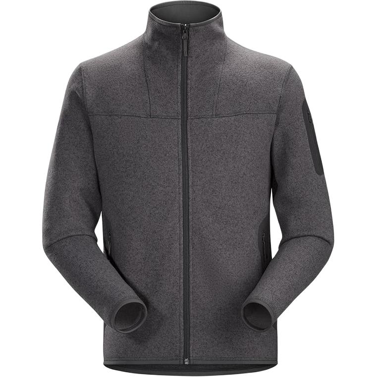 Arcteryx Covert Cardigan Black Grey Zip-Up Fleece Jacket 15375