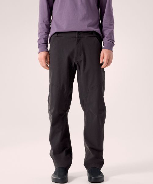 Arcteryx Cronin Cotton Pants Men - Black / APQSM09316 APQSM09316BLK