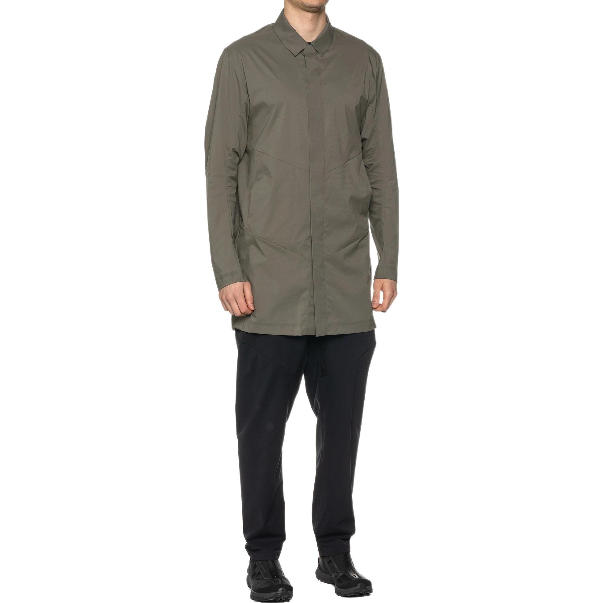 Lookbook Arcteryx Demlo  Lightweight Mid-Length Solid Windbreaker Coat 25281