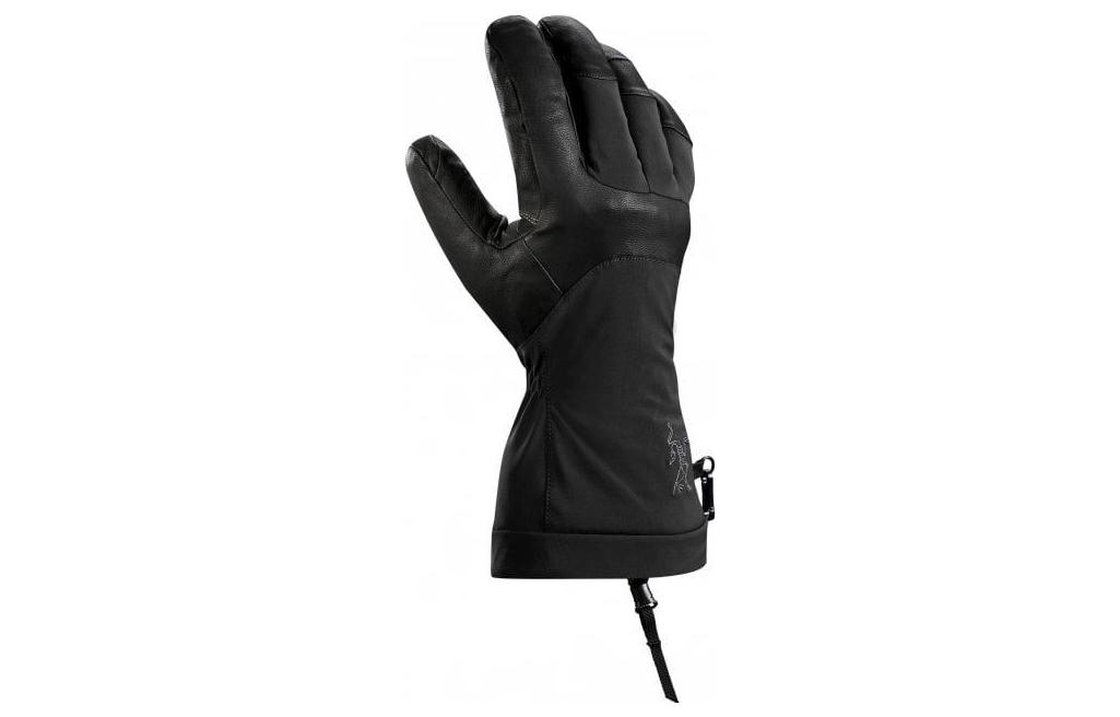 Shop Arcteryx Fission SV Black Insulated Polyester Gloves Unisex Couple Style. X000006638