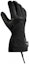 Shop Arcteryx Fission SV Black Insulated Polyester Gloves Unisex Couple Style. X000006638