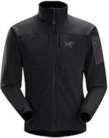 Arcteryx GAMMA MX Black Windproof Softshell Fleece Logo Jacket 19276 Arcteryx GAMMA MX Black Windproof Softshell Fleece Logo Jacket 19276