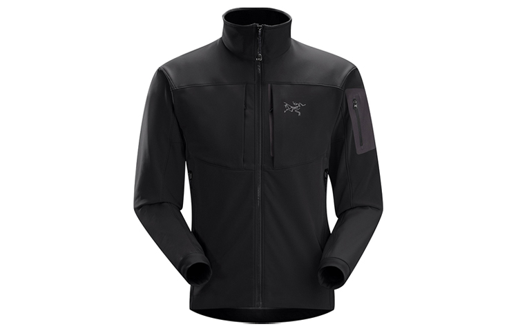 Order Arcteryx GAMMA MX Black Windproof Softshell Fleece Logo Jacket 19276