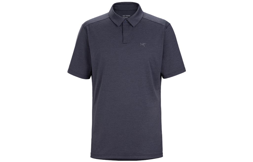 Arcteryx Kadem  Breathable Polo Shirt with Solid Color Logo Design. 30776