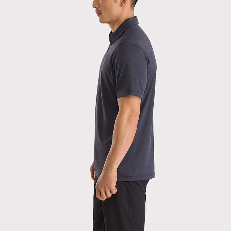 Purchase Arcteryx Kadem  Breathable Polo Shirt with Solid Color Logo Design. 30776
