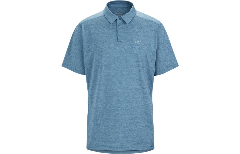 Details for Arcteryx Kadem  Breathable Polo Shirt with Solid Color Logo Design. 30776