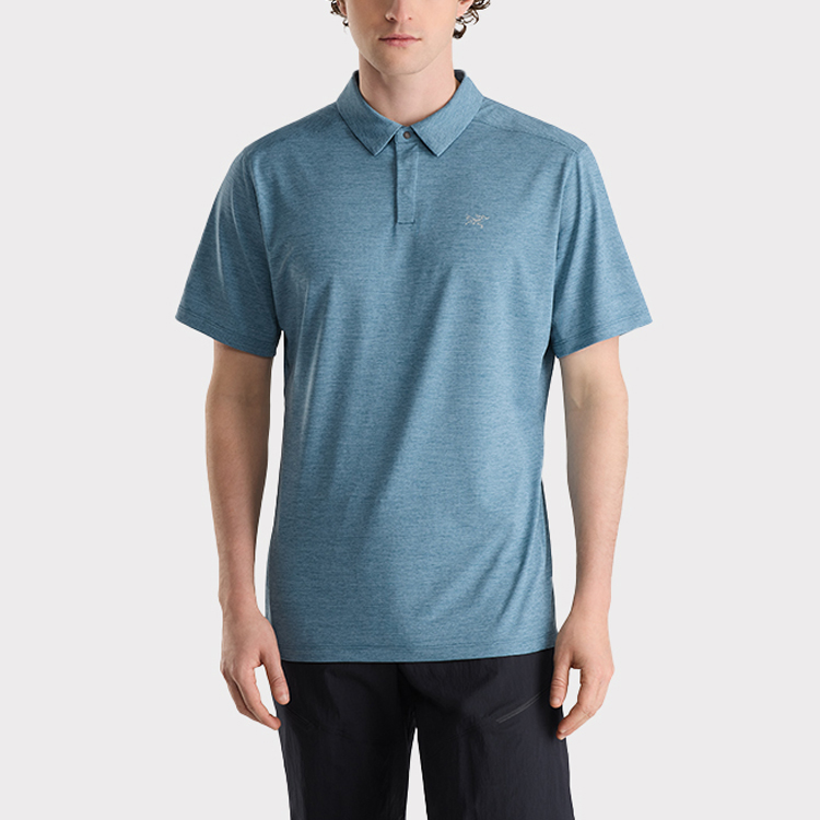 Sizing Arcteryx Kadem  Breathable Polo Shirt with Solid Color Logo Design. 30776