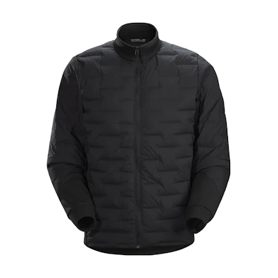 Arcteryx KOLE Winter Down Jacket with Zip-Up Collar in Solid Color. 27804