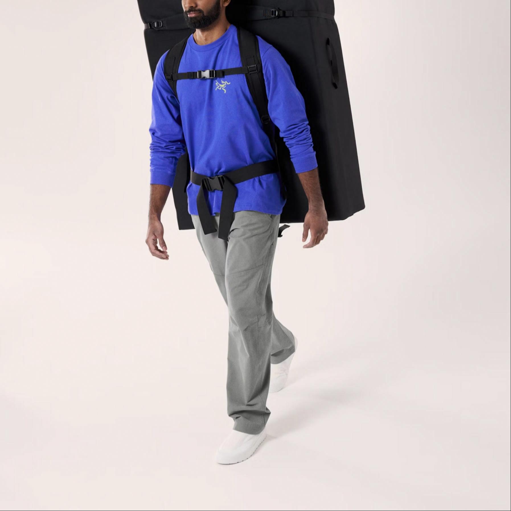 Details for Arcteryx KRAGG Printed Logo Loose Fit Long Sleeve Breathable Durable Tee Men. X000009714