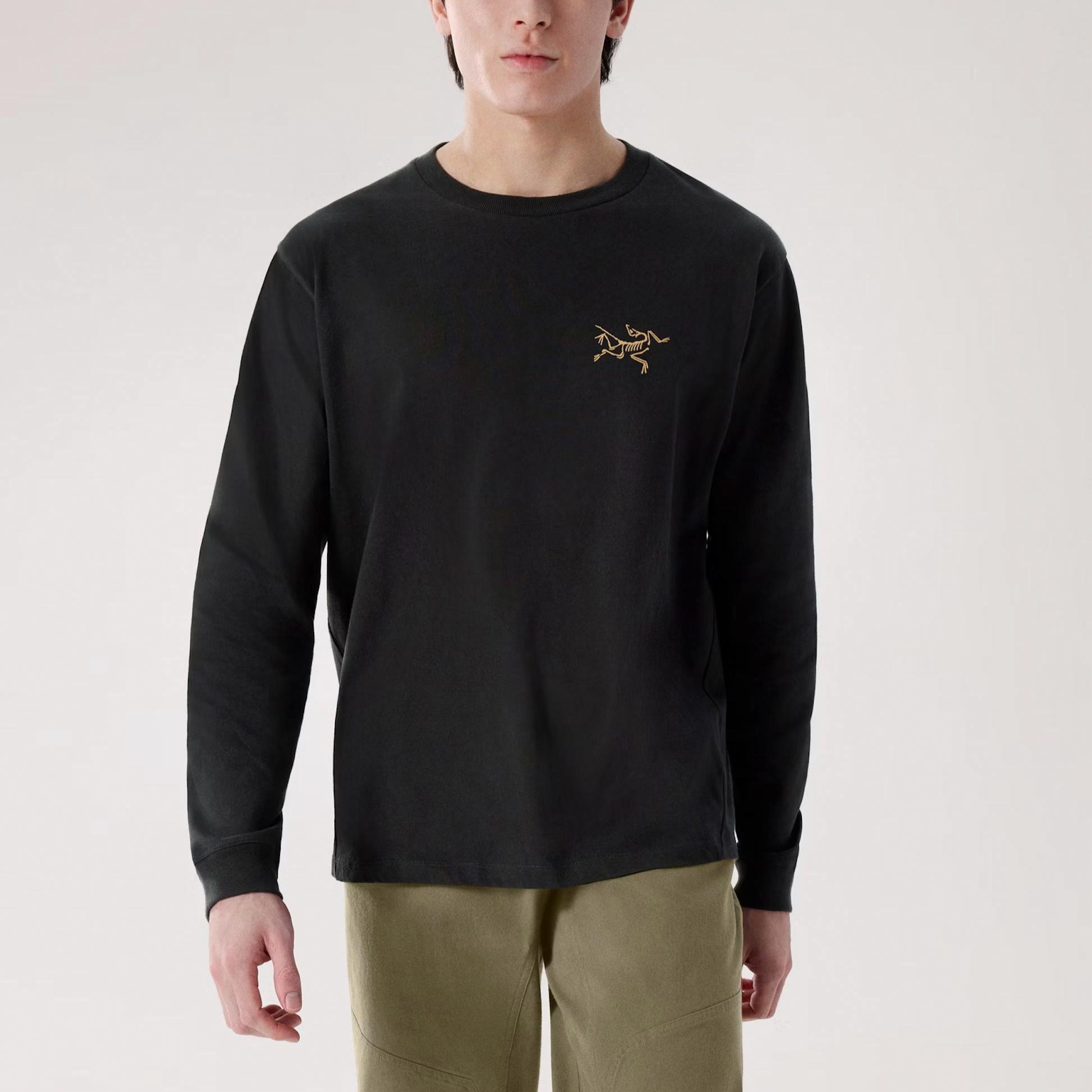 Cheap Arcteryx KRAGG Printed Logo Loose Fit Long Sleeve Breathable Durable Tee Men. X000009714