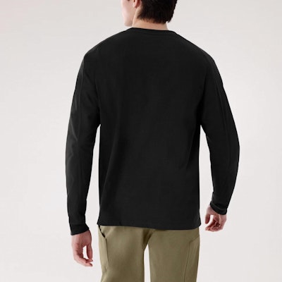 Arcteryx KRAGG Printed Logo Loose Fit Long Sleeve Breathable Durable Tee Men. X000009714 2