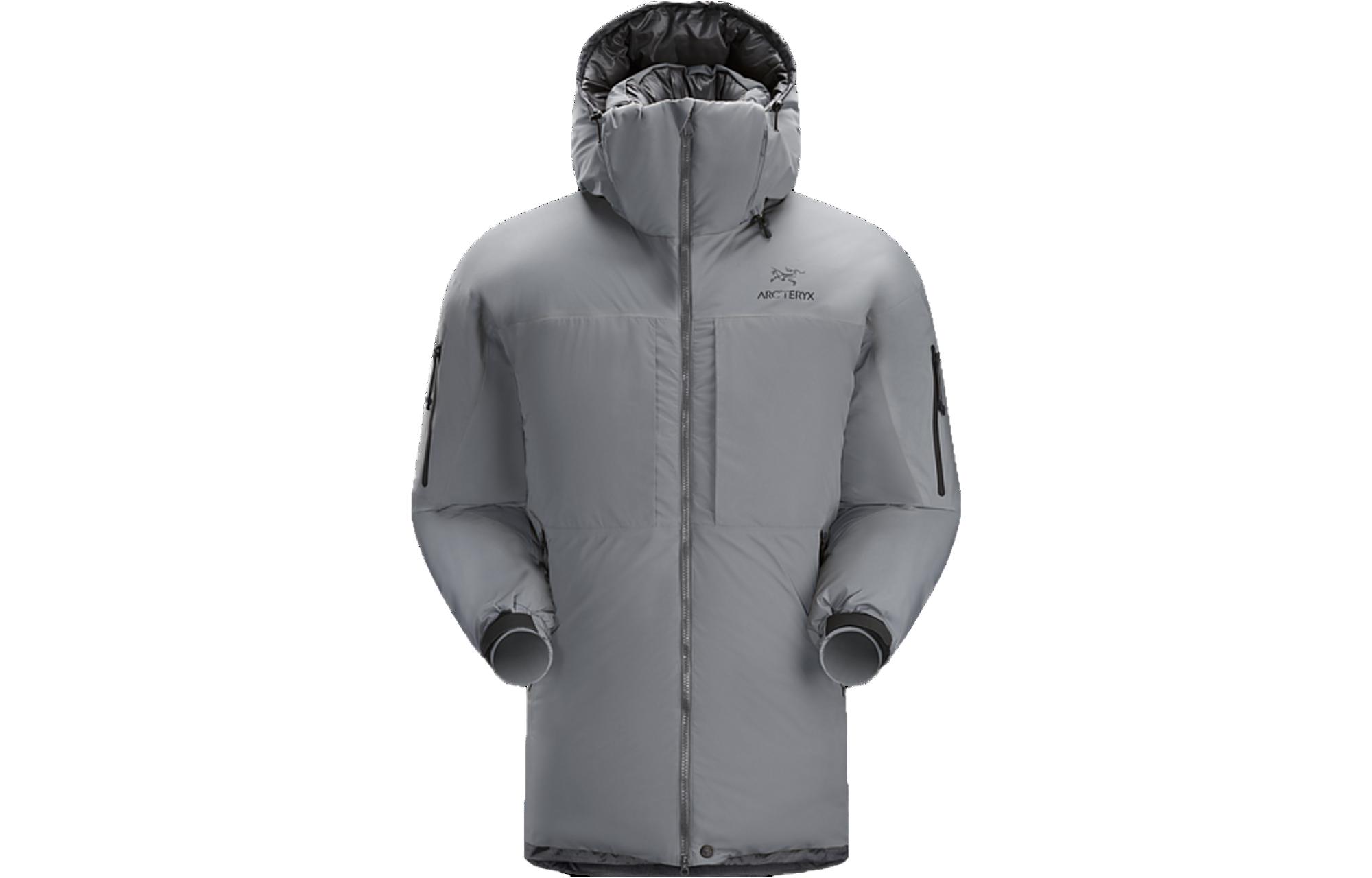 Arcteryx LEAF  Grey Hoodie Jacket with Solid Logo Print Long Sleeve Design 15387 圖 2