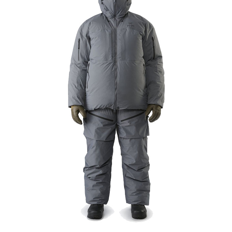 Arcteryx LEAF  Grey Hoodie Jacket with Solid Logo Print Long Sleeve Design 15387 圖 3