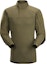 Shop Arcteryx LEAF Pullover Long Sleeve Sweatshirt Solid Color 16469