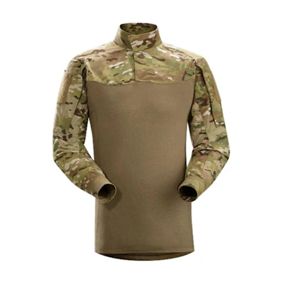 Arcteryx LEAF Assault Fire-Resistant Long Sleeve Shirt Olive Green Outdoor Wear 14609